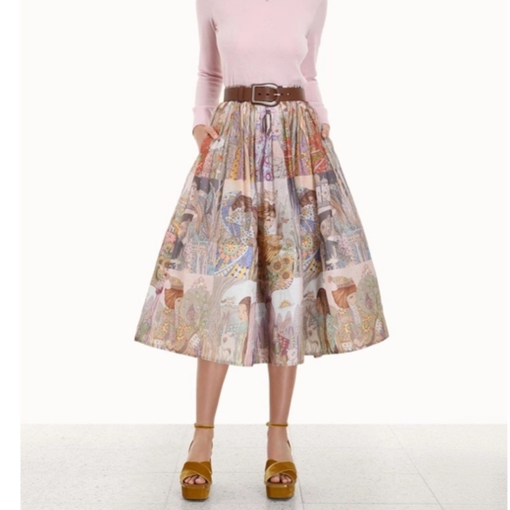 Zimmermann midi skirt